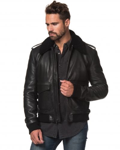 BLK DNM Leather Jacket 80 Black