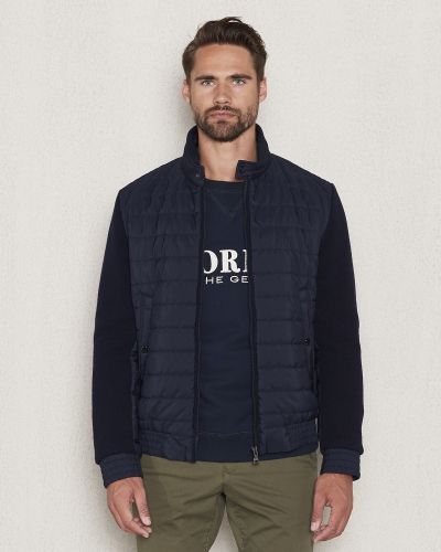 Tommy Hilfiger Material Mix Bomber 403 Midnight