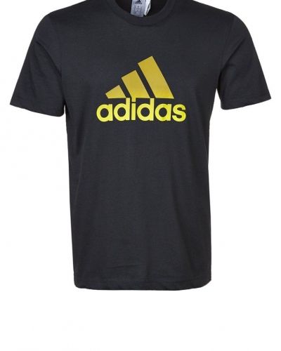 adidas Performance black/gold Tshirt med tryck Svart från adidas Performance, Kortärmade träningströjor
