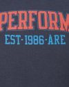 Blåa Kortärmade träningströjor Peak Performance EDVIN Tshirt med tryck Blått Peak Performance. Traningstrojor av hög kvalitet.