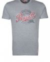 Russell Athletic Tshirt med tryck Grått Russell Athletic. Traningstrojor med bra kvaliteter.