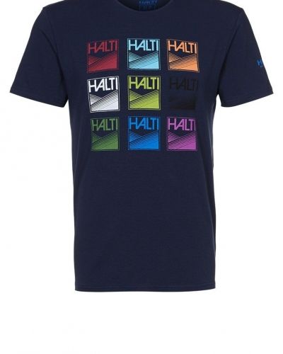 Halti Halti Tshirt med tryck Blått. Traningstrojor håller hög kvalitet.