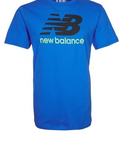 New Balance Tshirt med tryck Blått från New Balance, Kortärmade träningströjor