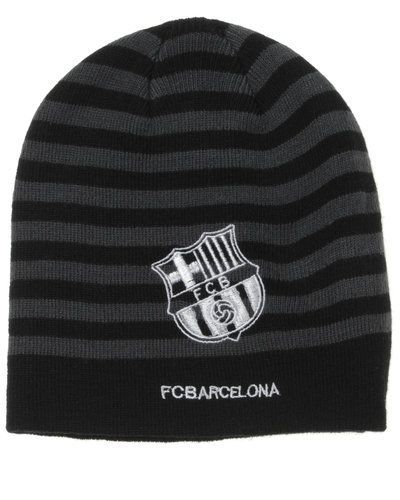 FCB stickad mössa med logo från FC Barcelona, Supportersaker