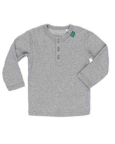 Metallicfärgad långärmad tröja från Fred´s World By Green Cotton till unisex/Ospec..