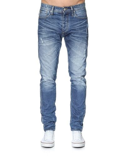 Blå slim fit jeans från Jack & Jones