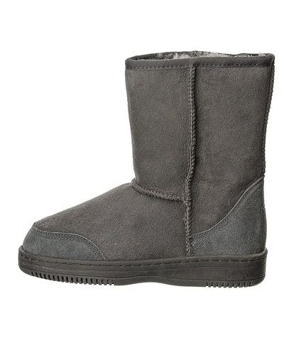 Till dam från New Zealand Boots, en grå vintersko.