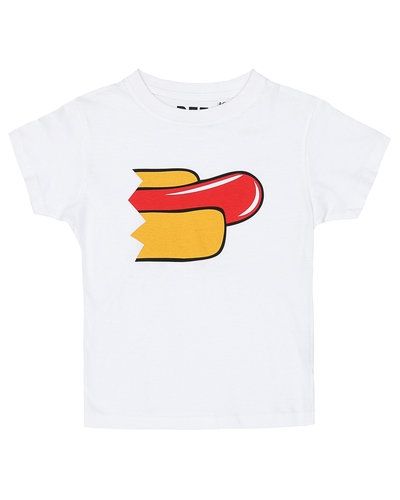 Till barn Unisex/Ospec. från Ungdommens Røde Kors, en vit t-shirts.