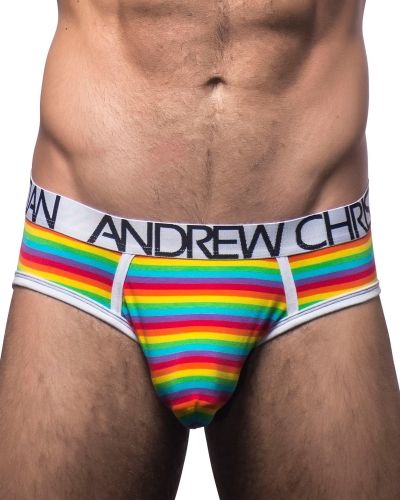 Andrew Christian Almost Naked Pride Stripe Brief Andrew Christian briefkalsong till herr.