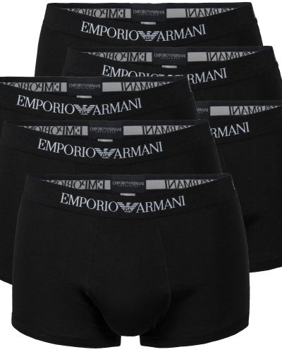 Armani Pure Cotton Trunks 6-pack Emporio Armani boxerkalsong till herr.