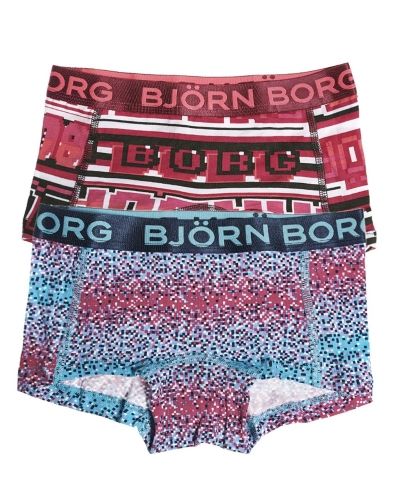 Till tjej från Björn Borg, en flerfärgad boxertrosa.