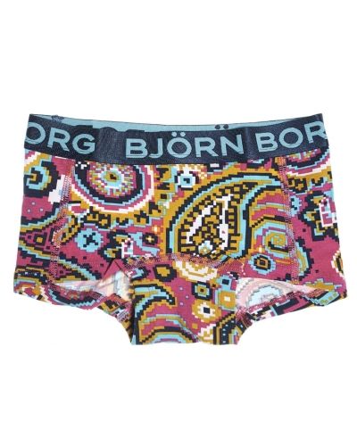 Till tjej från Björn Borg, en metallicfärgad boxertrosa.