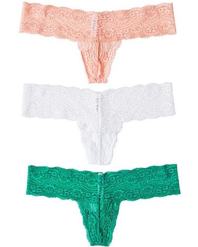 NLY Lingerie 3-Pack Scalloped Thong