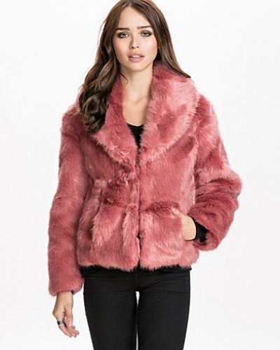 Miss Selfridge Cropped Fur Coat