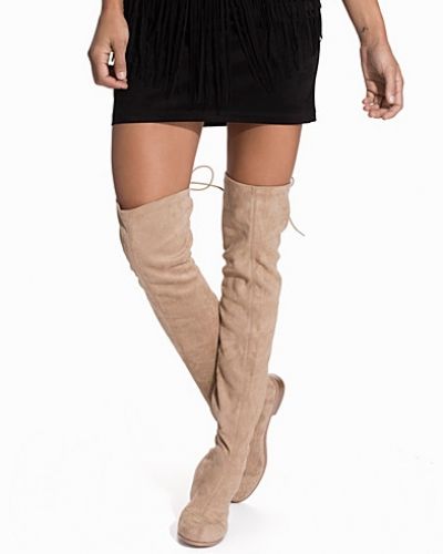 Nly Shoes Flat Thigh High Boot