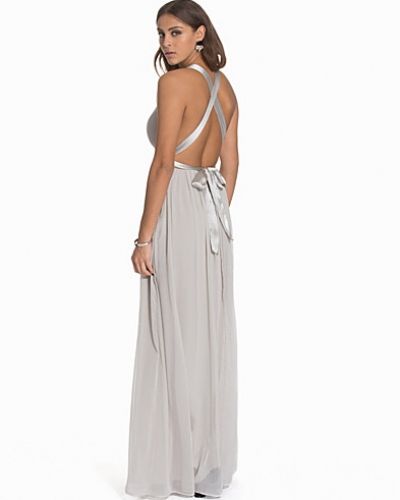 Nly Eve Flowy Tie Back Gown