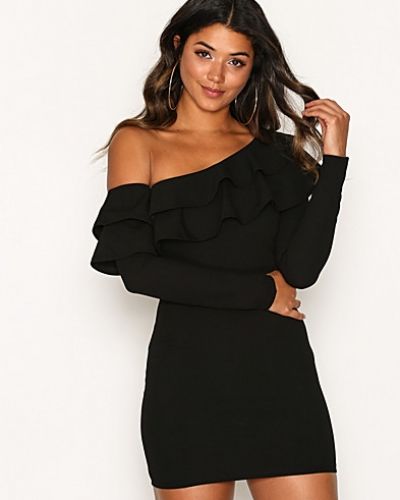 Missguided Frill Off The Shoulder Bodycon Dress