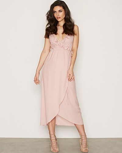 NLY Trend Frill Wrap Strap Long Dress