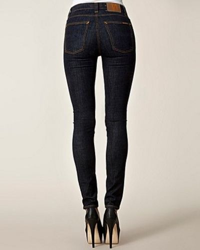 Slim fit jeans High Kai Organic Twill Navy från Nudie Jeans