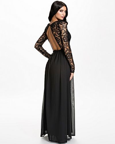 Långärmad klänning Long Sleeve Lace Dress från Nly Eve