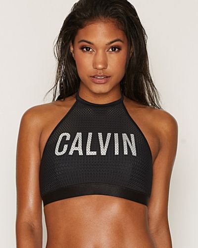 Calvin Klein Underwear Mesh High Neck Crop