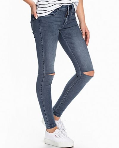 Blå slim fit jeans från ONLY till dam.