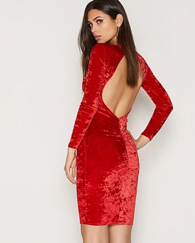 NLY One Open Back Ruched Dress