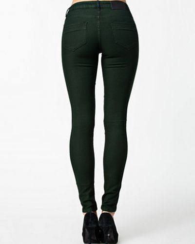 Grön slim fit jeans från Selected Femme