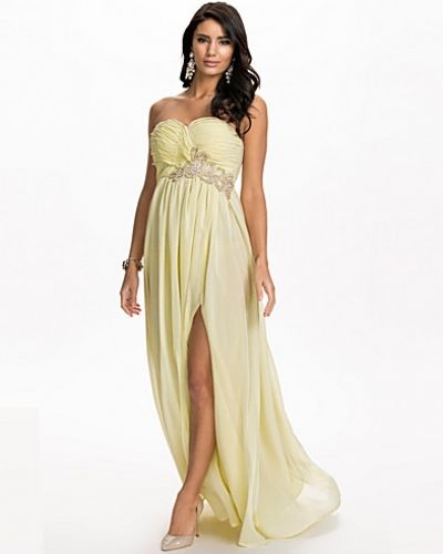 Nly Eve Strapless Tie Back Dress