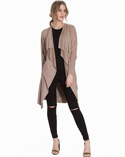 Suede Looking Trenchcoat NLY Trend kappa till dam.
