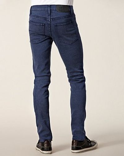 Till herr från Cheap Monday, en blå straight leg jeans.